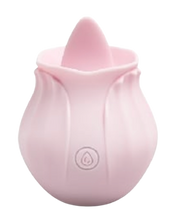 Load image into Gallery viewer, Rose Massager with tongue
