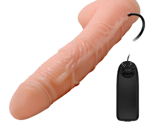 Multi Speed Vibrating Curved Dildo